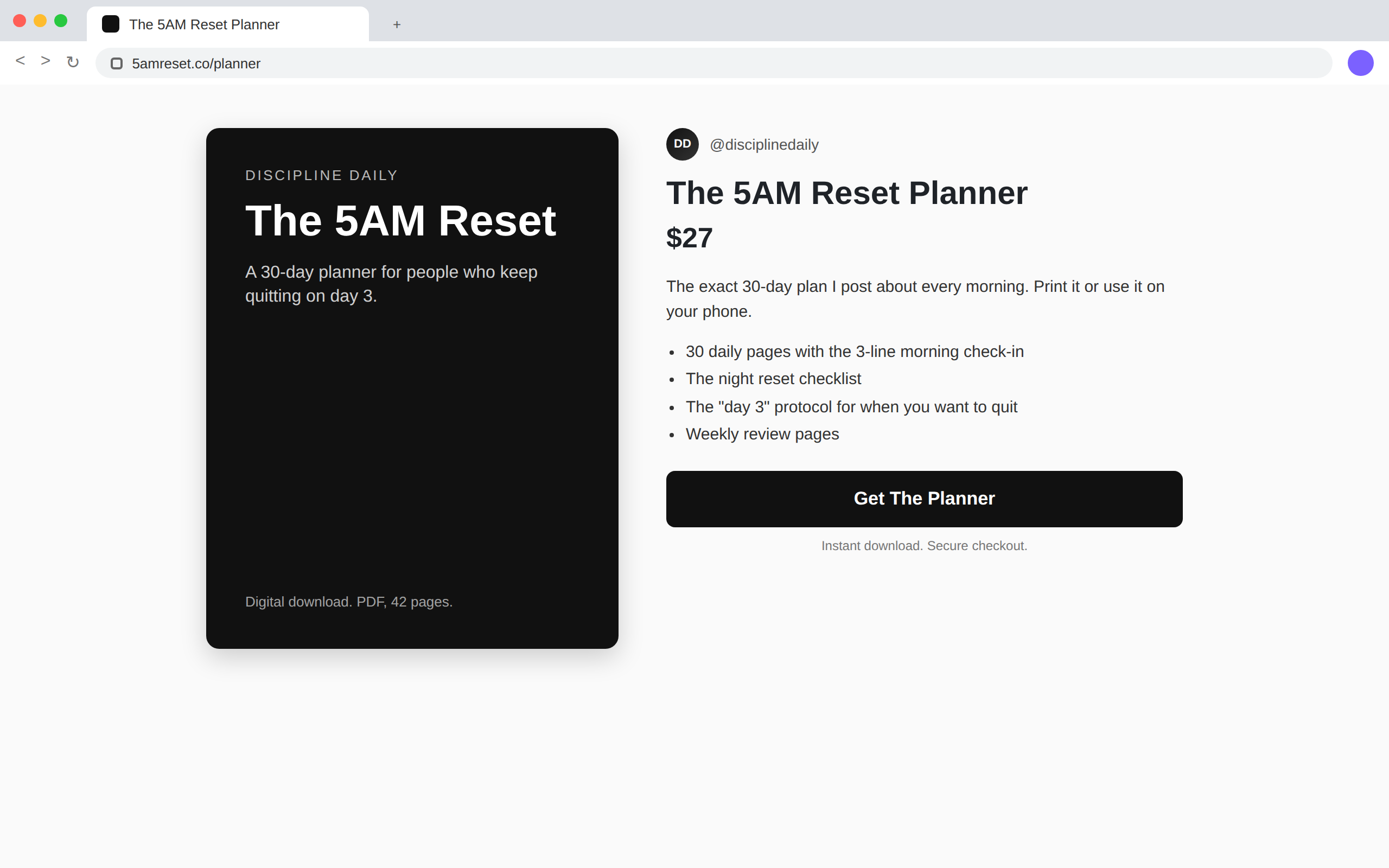 The planner made with A.I.